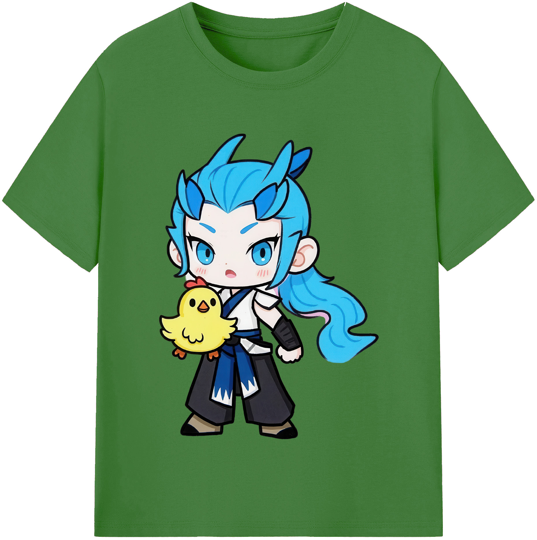 （画像用） Ne Zha 2 ナタ 魔童の大暴れ レディースカジュアルプリントTシャツ（綿100％）